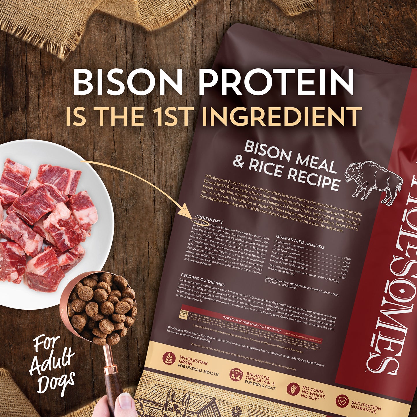 Wholesome’s Bison Meal and Rice Recipe