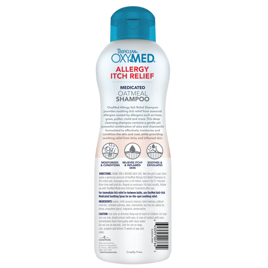 Oxymed Anti-Itch Medicated Oatmeal Shampoo