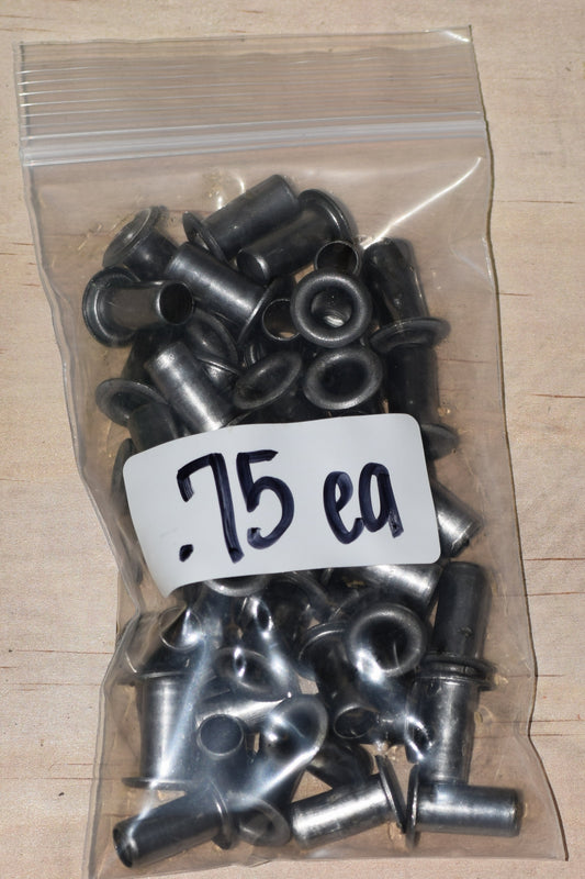 Rivet Caps - Tie Cord Ends - singles